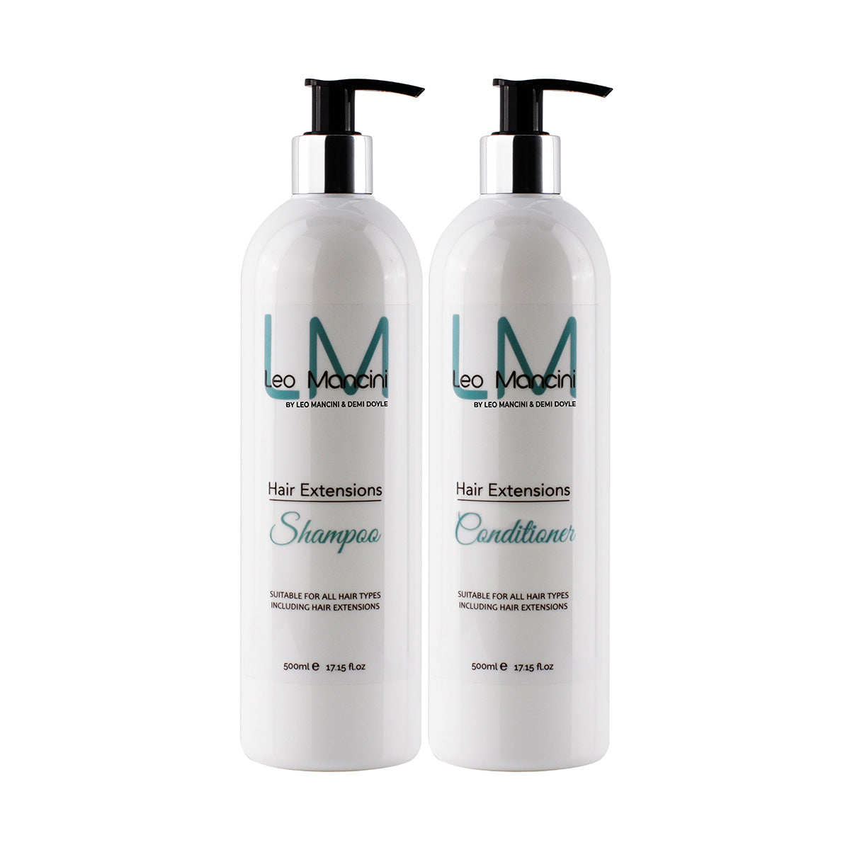500ml Pack - Shampoo and Conditioner for Hair Extensions