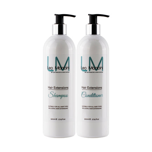 500ml Pack - Shampoo and Conditioner for Hair Extensions
