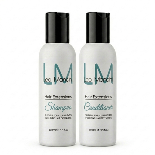 100ml Pack - Shampoo and Conditioner for Long Hair & Hair Extensions